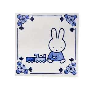 miffy ceramics in Delft blue