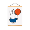 Poster A3 miffy balloon white