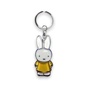Miffy keychain in yellow shirt