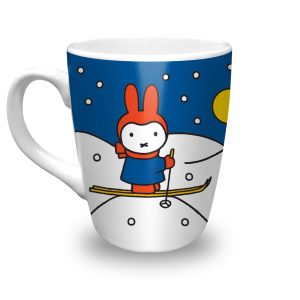 miffy winter relaxing mug ski