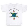 t-shirt white around the world