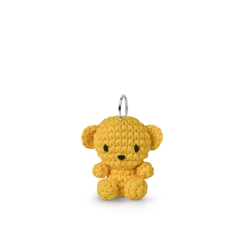 キーホルダー・キーリング teddytales Lena Bear Yellow Raincoat Keyring White 692679800 Keyrings Bears (12-15cm) – TeddyTales