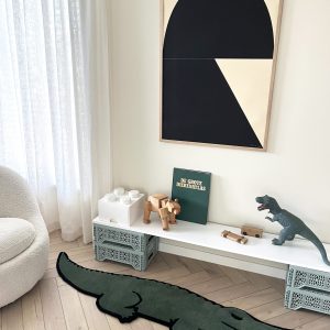 Crocodile rug