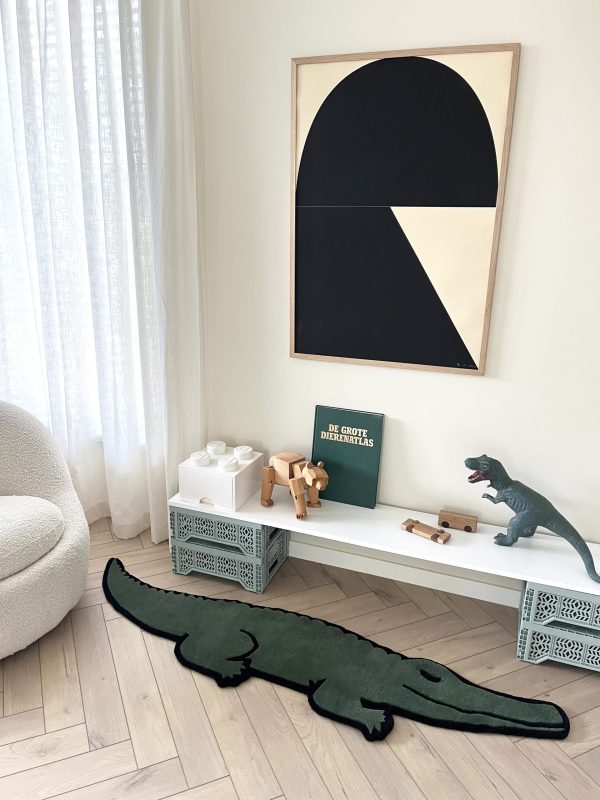 Crocodile rug