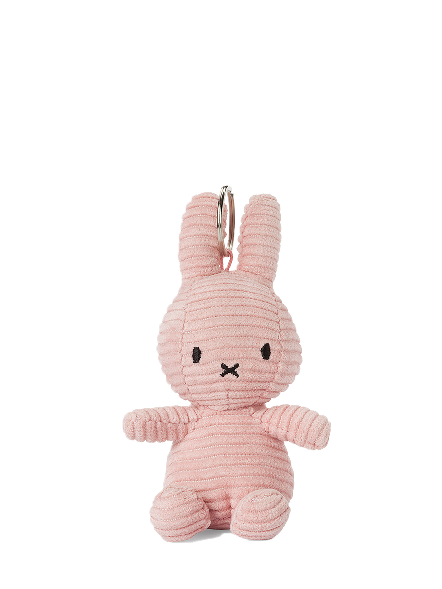 miffy keychain corduroy pink | only at miffytown