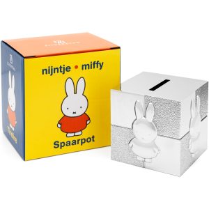 Miffy silver money cube box