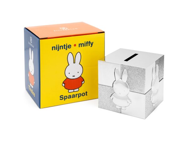 Miffy silver money cube box