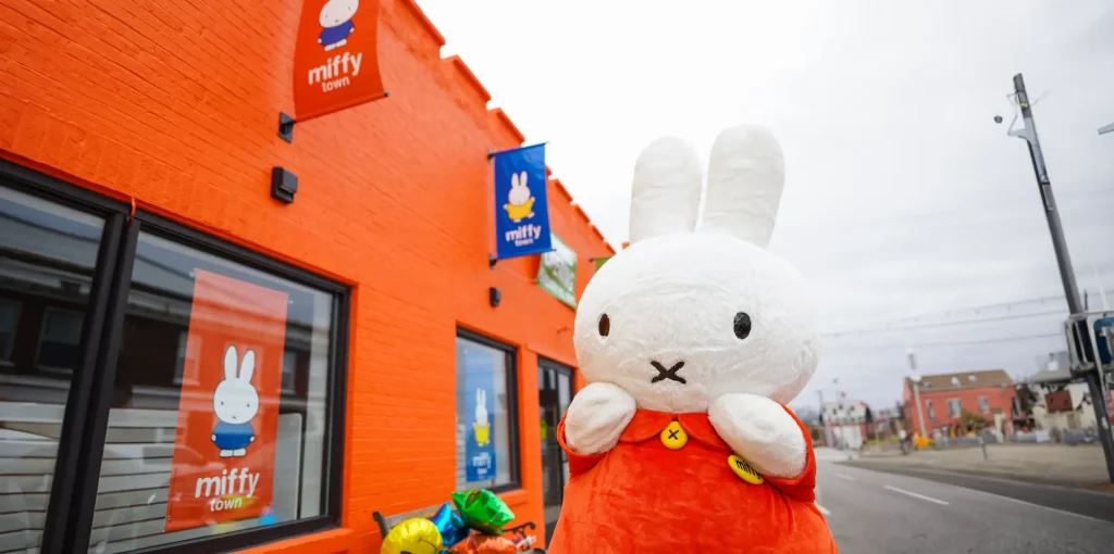 miffy in front of miffytown