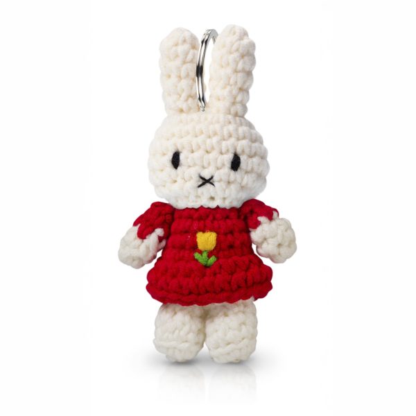 miffy handmade key hanger red tulip