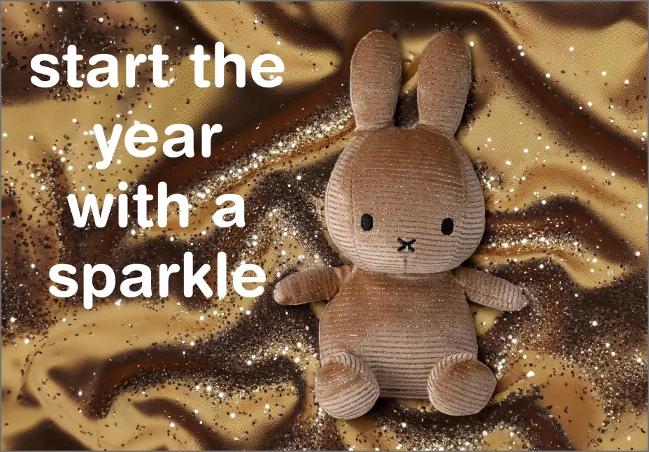 sparkle miffy plush