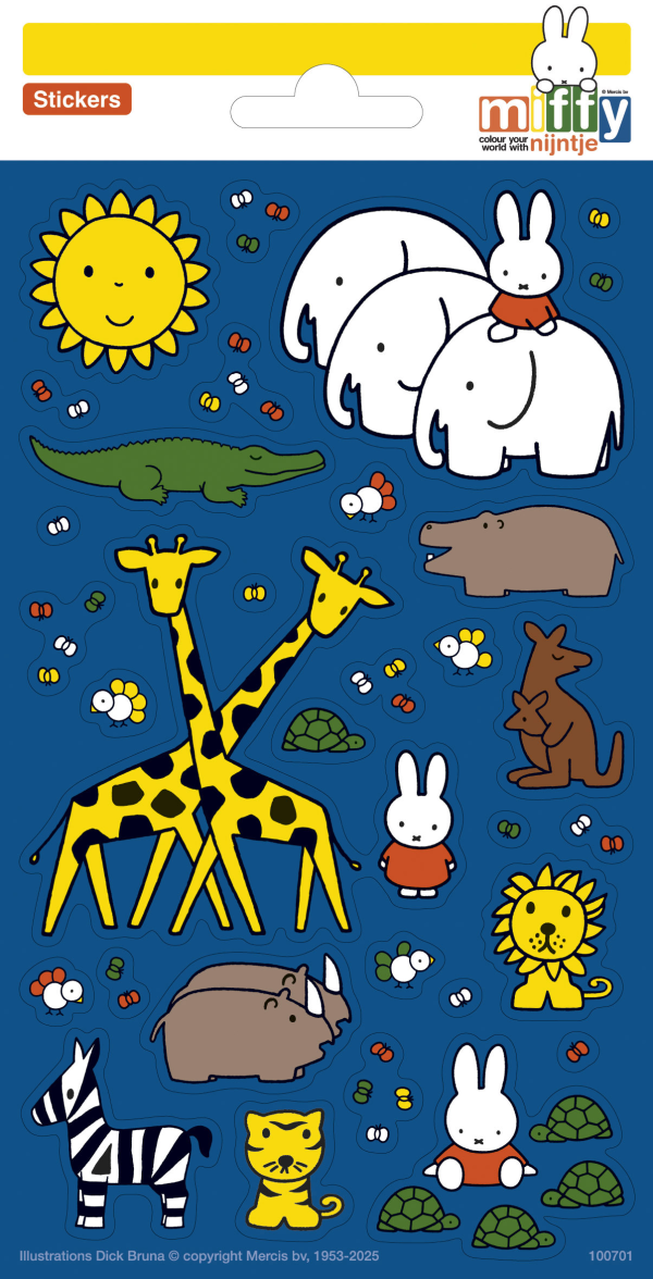 miffy zoo stickers