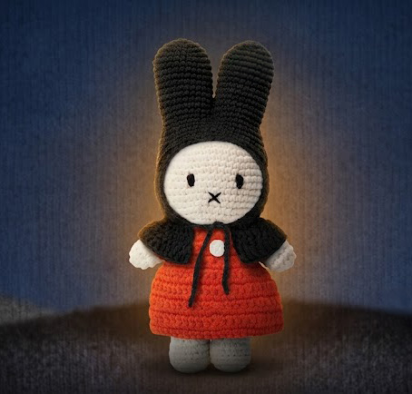 Halloween crochet plush miffy